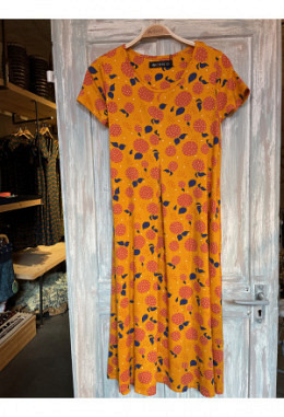 Organic Moshiki Kleid T-145 hortensie-orange