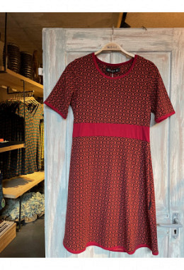 Organic Moshiki Kleid T-136 rot