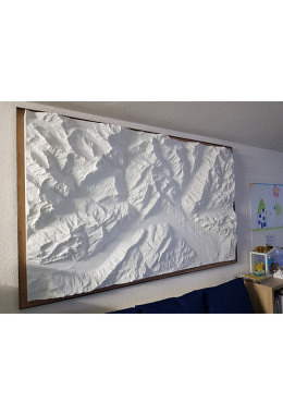 Geländerelief Grosse Berner Oberland Seen 1:25'000