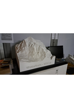 Bergmodell Wetterhorn 3692 müM 450 x 450 x 360 mm