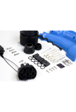 Tesla Typ 2 Stecker mit Befehlstaste