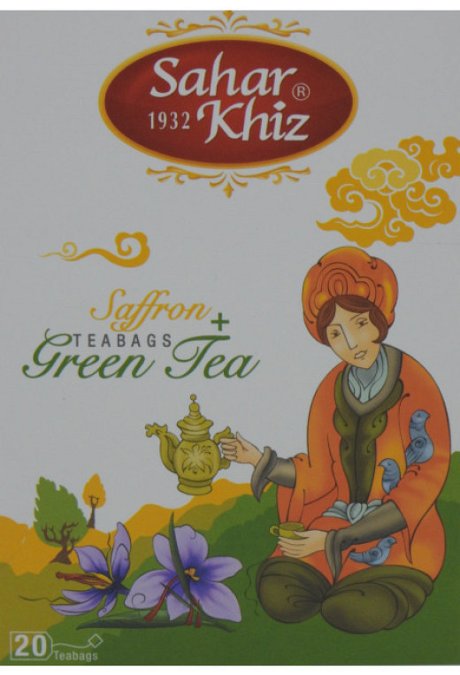 Tea 004 - Saffron with Green Tea