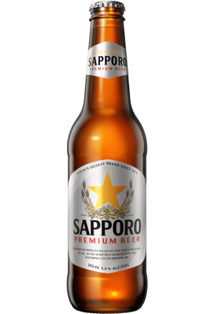 Sapporo Premium Beer 330ml 5% Vol.