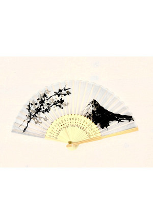 Handfächer Stoff Sensu (扇子) oder Ōgi (扇) Stofffächer