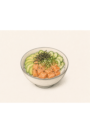 Lunch Combos Lachs Donburi