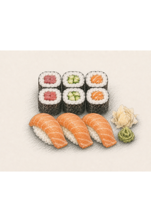 Lunch Combos Salmon Sushi