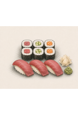 Lunch Combos Tuna Sushi