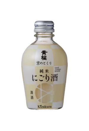 Kizakura Nigori Junmai Sake 180ml 10% Vol.