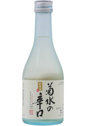 Kikusiu Karakuchi Honjozo Junmai Sake 300ml 15% Vol.