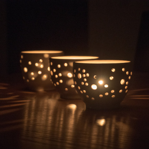 Windlicht für Rechaudkerzli