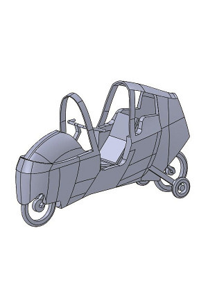 Manta Modell 6cm Chromstahl