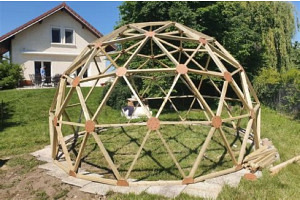 Atelier construction d'un demi-dôme géodésique - 3 jours
