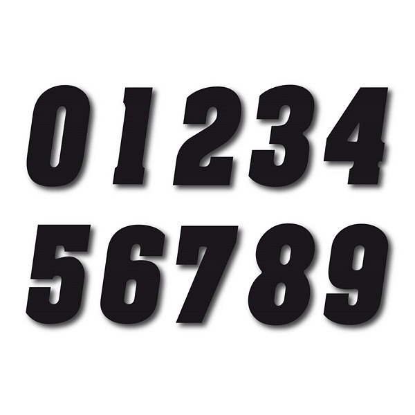Numéros Frontale Black