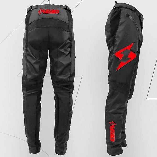 Pantalon LEAD Black/Red