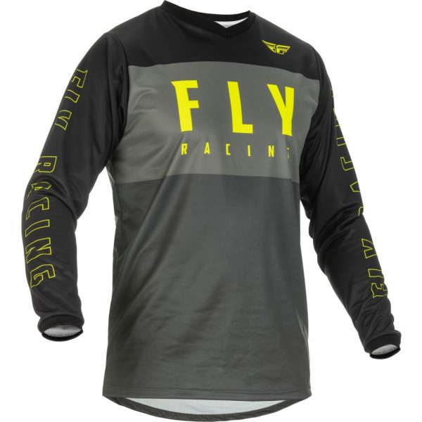 Maillot FLY F-16 Gris/Noir/Jaune