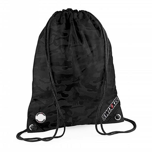 SWIXXIS Gym Bag Black Camo