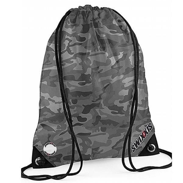 SWIXXIS Gym Bag Grey Camo