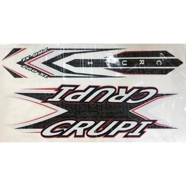 Stickers CRUPI frame Pro XL Red