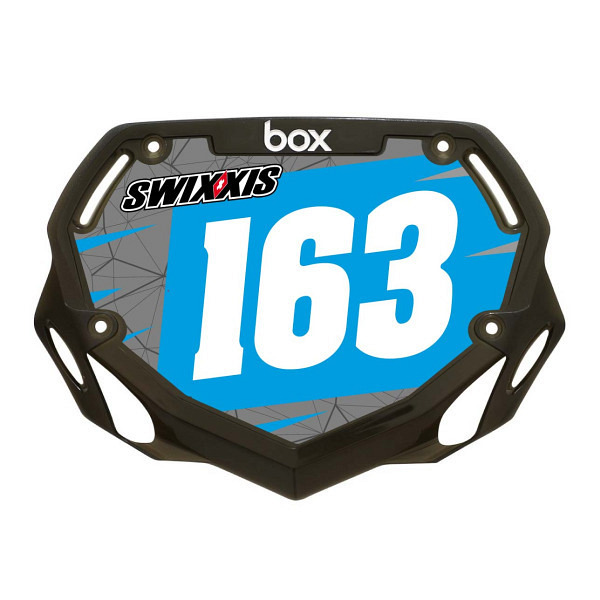 Plaque BOX / SWIXXIS Mini Bleue Perso
