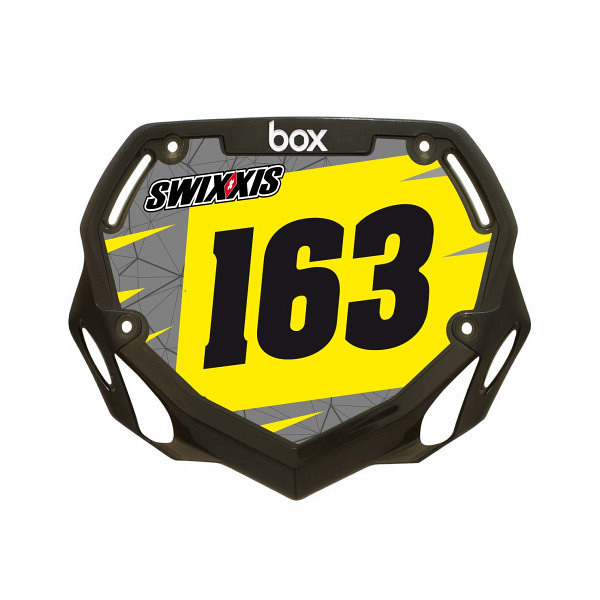 Plaque BOX / SWIXXIS Pro Jaune Perso