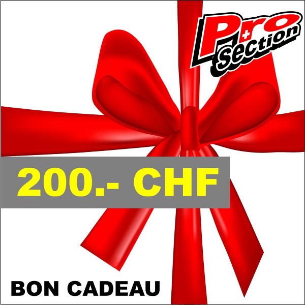 Bon cadeau 200.-CHF 