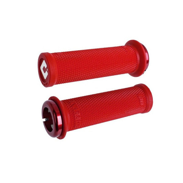 Poignées ODI Ruffian Mini V2.1 Lock-On Red