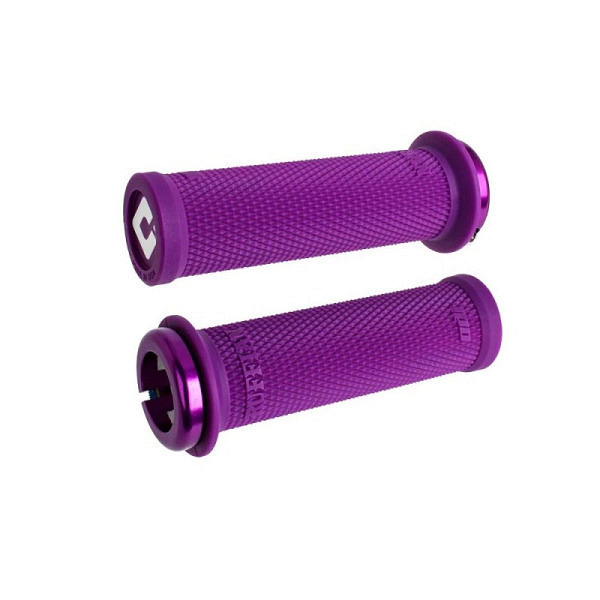 Poignées ODI Ruffian Mini V2.1 Lock-On Purple