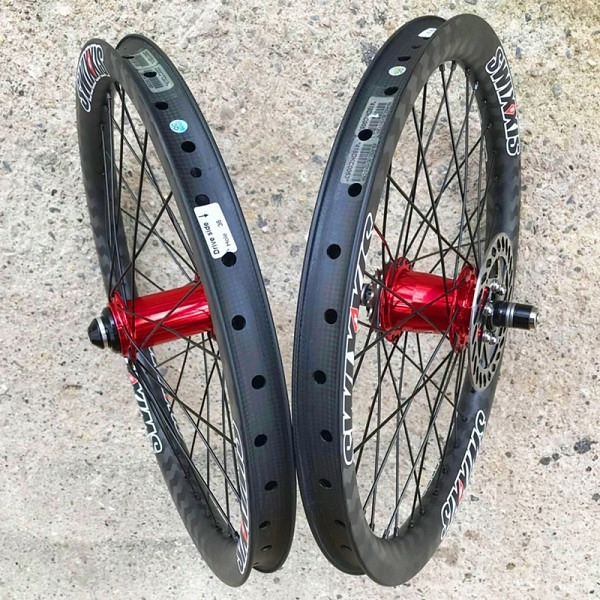 Roues SWIXXIS-ONYX Carbon  20x1.75 Red