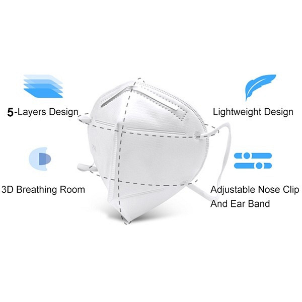 10 Masques KN95 FFP2