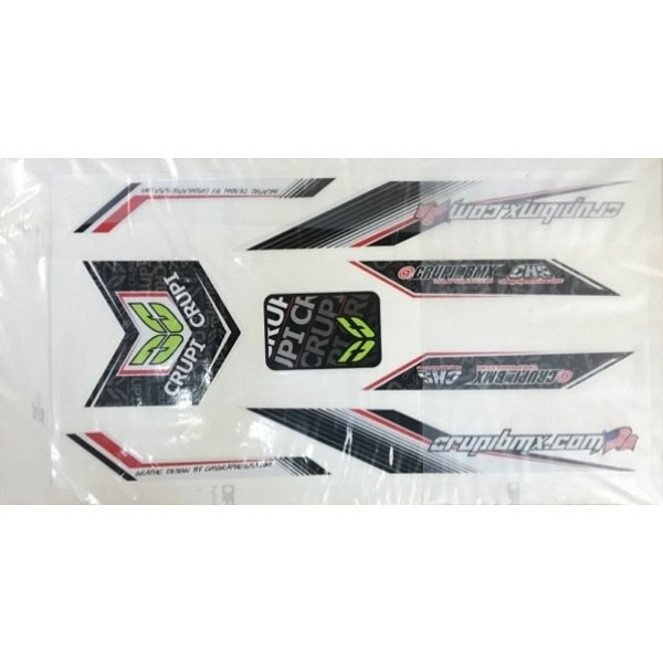 Stickers CRUPI frame Pro XL Red