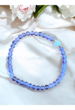 Amethyst 4,5-5mm, Hämatit 2,3mm (gold beschichtet), Perlmu..