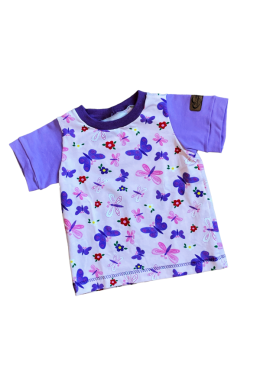 T-Shirt Schmertterlinge, Gr. 74