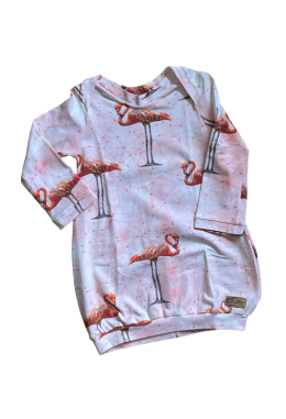 Ballonkleid Flamingo, Grösse 92