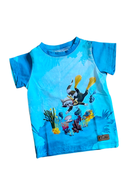 T-Shirt Charlie der Taucher, Grösse 92