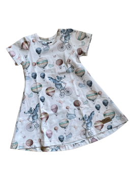 Kleid „nur fliegen ist schöner“, Grösse 92