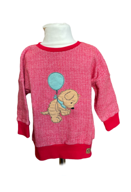 Oversized Pulli fliegender Hund, Grösse 86