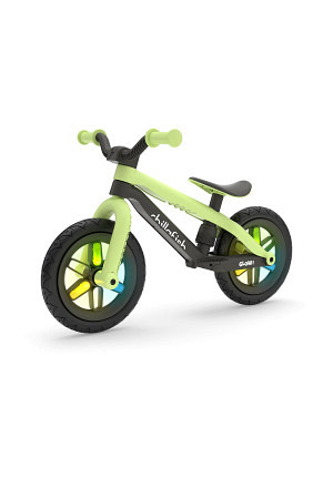 BMXIe Glow - Chillafish Laufrad mit Leuchträdern - Pastell..