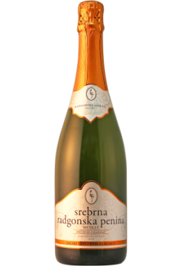 Srebrna Radgonska Penina Muskat medium..
