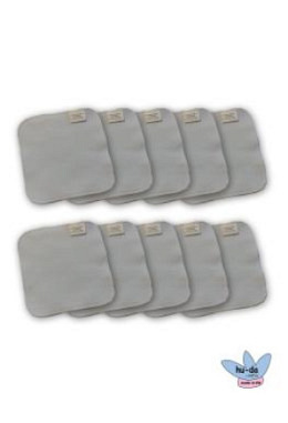 hu-da Waschlappen Velour 10 Stk.