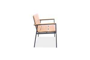 ORION Bank mit Rückenlehne 130x63x86.5..