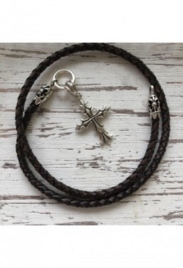 Halskette Herren Leder