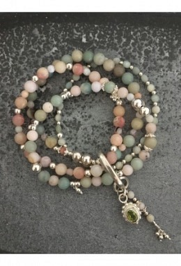 4er Armband Amazonit Opal