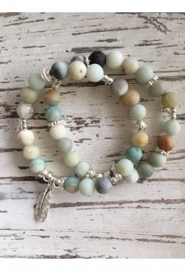 Armband Set Amazonit