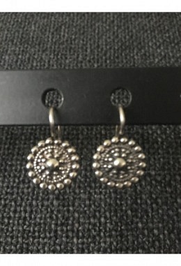 Ohrhänger Rund getupft