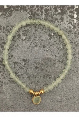 Armband Serpentin Silber vergoldet mit..