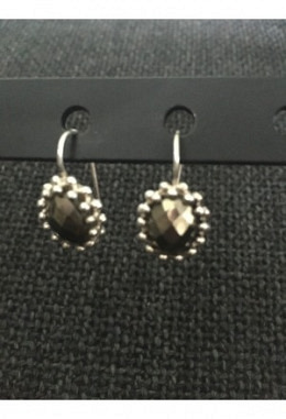 Ohrhänger Oval Goldpyritt