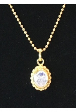 Verschiedene Halsketten in Silber verg..