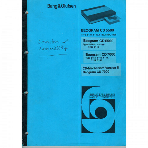 Beogram CD 5500-6500-7000
