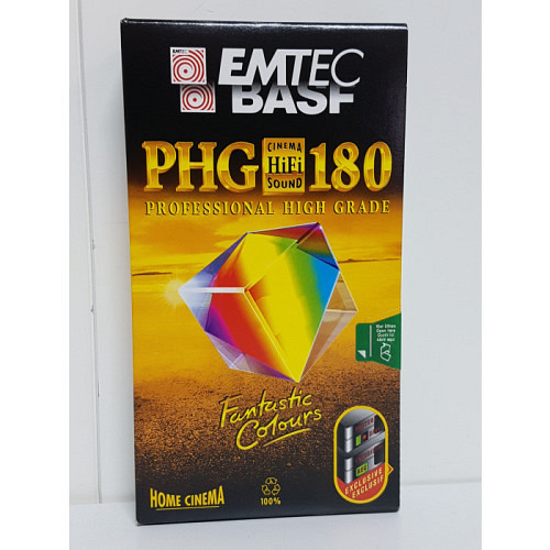 VHS Cassette EMTEC PHG180