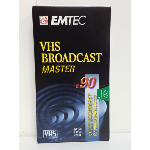 VHS Cassette EMTEC E90
